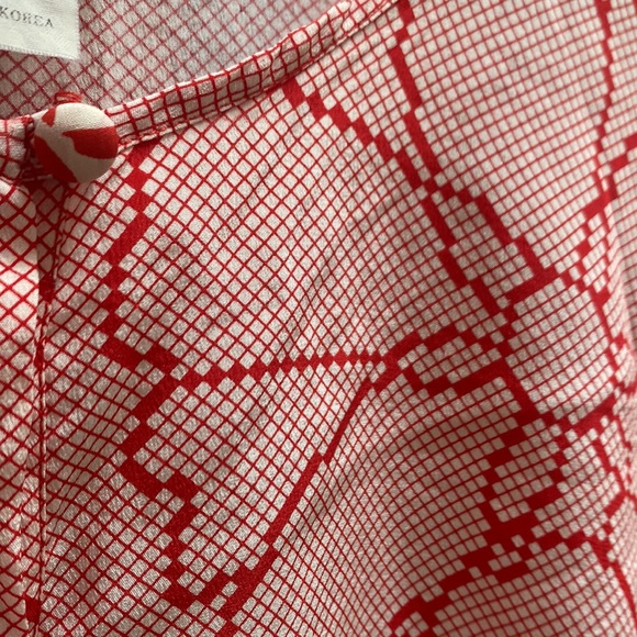 Vintage 1970’s Silk Blouse John Yang For Jack Mulqueen Ltd. - Picture 3 of 9